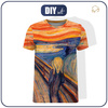 MEN’S T-SHIRT XL - THE SCREAM (Edvard Munch) - sewing set 