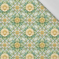 Stained Garden wz. 9 (FLOWERS) - Cotton woven fabric