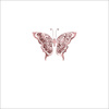 SCHMETERLING M.4 (GLITTER SCHMETTERLINGE) - SINGLE JERSEY PANEL 50cm x 50cm