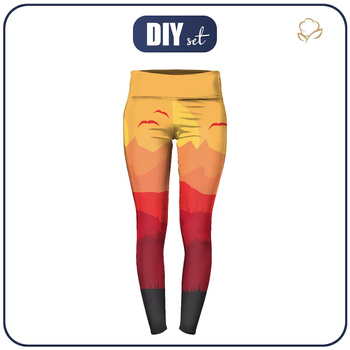 DAMEN THERMO LEGGINGS (GRETA) - ROTE SAVANNE - Nähset