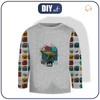 LONGSLEEVE -  KAFELKI DINO WZ. 6 - zestaw do uszycia