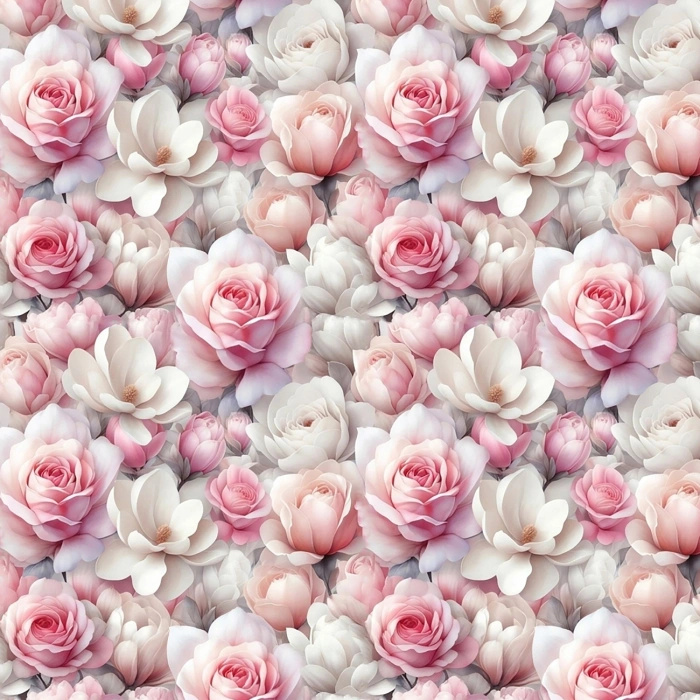 PASTEL FLOWERS WZ. 22 - Plusz Minky