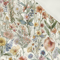PASTEL FLOWERS WZ. 34 - Satyna