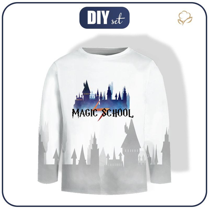 LONGSLEEVE - MAGIC SCHOOL (ZAUBERSCHULE) - Single Jersey (134/140)