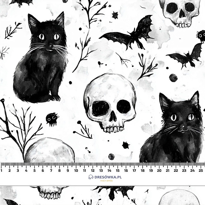 HALLOWEEN WZ. 48 - looped knit fabric