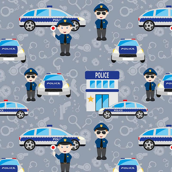 POLIZEI / dunkelgrau - Viskose-Jersey WE210