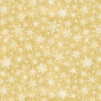 SNOWFLAKES PAT. 2 / ACID WASH GOLD  - Cotton woven fabric