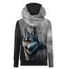 UNISEX HOODIE (HYDRA) - MOON WOLF - Nähset (158/164)