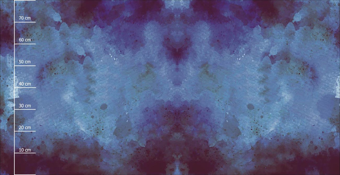 BLUE SPECKS - Paneel (80cm x 155cm) SINGLE JERSEY ITY