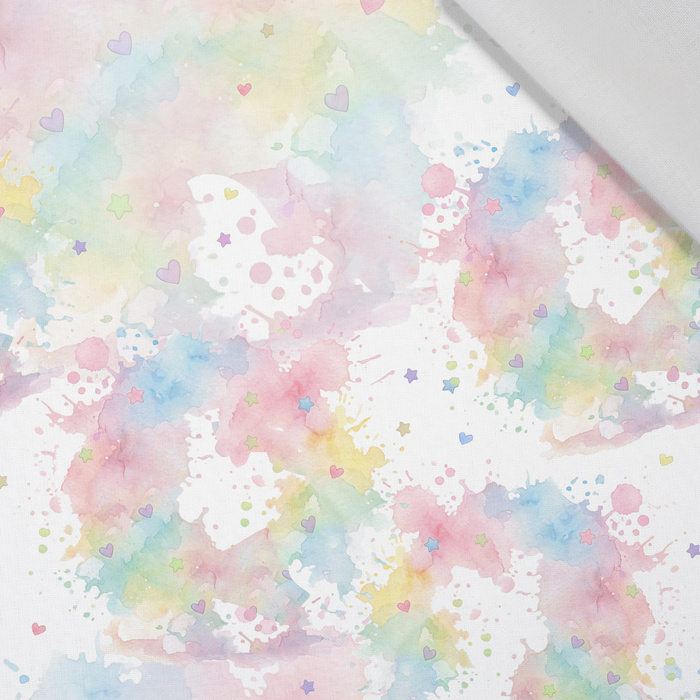 PASTEL BLOTS - tkanina bawełniana