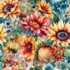 FLOWERS WZ.38 - Baumwoll Webware