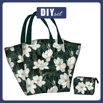 XL bag with in-bag pouch 2 in 1 - STAINED GLASS WZ.19 - sewing set