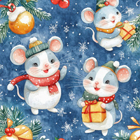 LET IS SNOW wz.1 - looped knit fabric