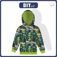 DZIECIĘCA BLUZA Z KAPTUREM (ALEX) - PRANKSTER CHRISTMAS ELF - zestaw do uszycia