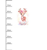 BABY DEER - panel (75cm x 80cm) Waterproof woven fabric