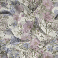 PASTEL FLOWERS WZ. 23 - Cotton muslin