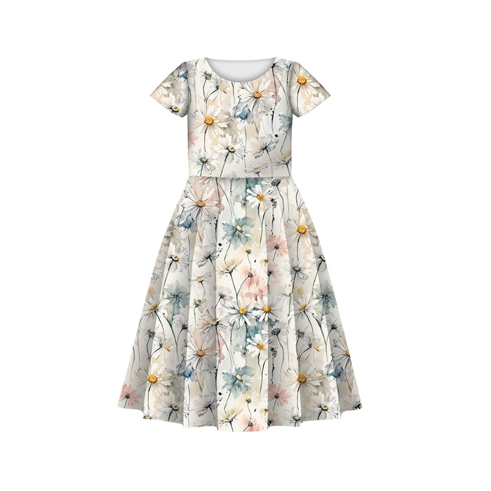 KINDER KLEID "MIA" (146/152) - FLORAL REVERIE WZ. 13 - Nähset
