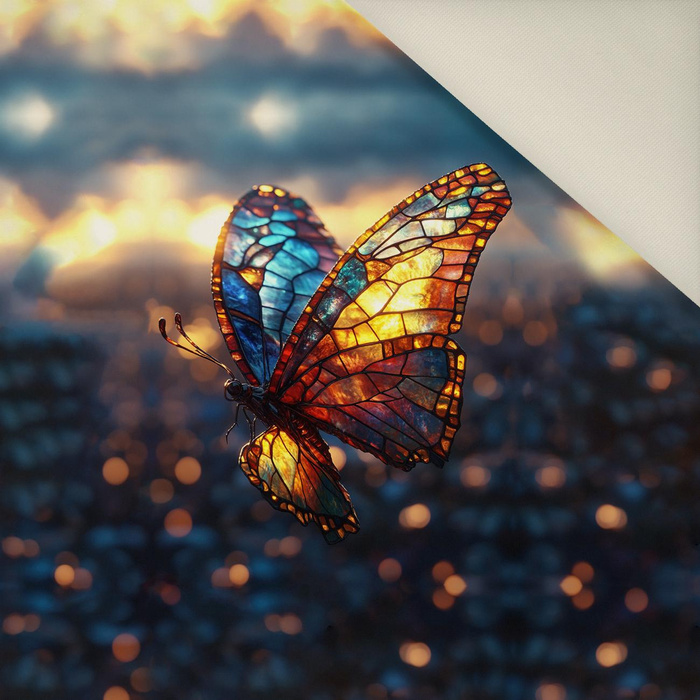 STAINED GLASS WZ.7 - panel (60cm x 50cm)  Potahový velur 