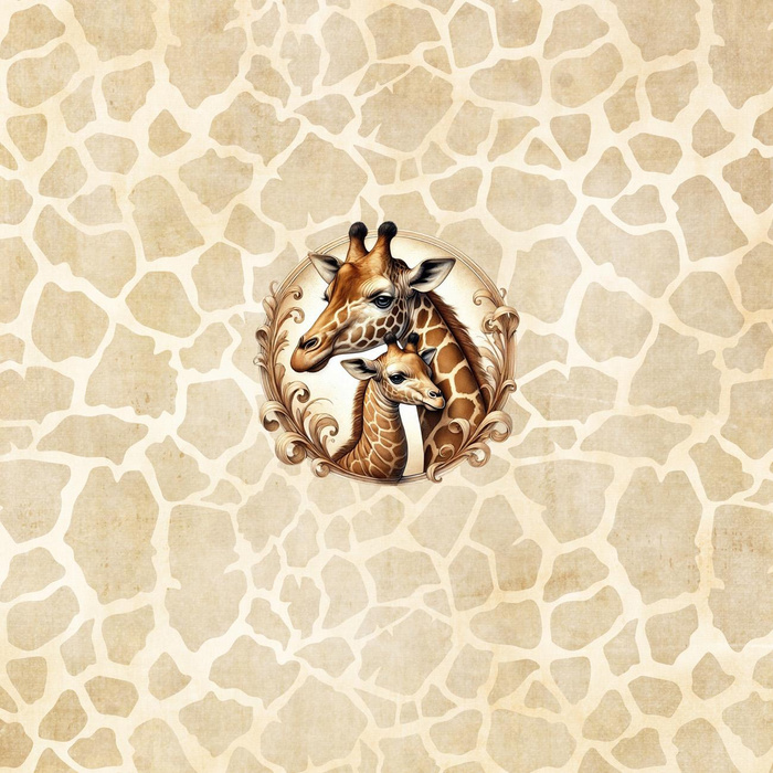 CUTE ANIMALS wz.11 - panel (60cm x 50cm)   Baumwoll Webware