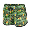 Women’s boardshorts - PARROTS pat. 2 / black (JUNGLE) L