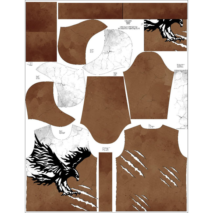 UNISEX HOODIE (HYDRA) - EAGLE - sewing set XL