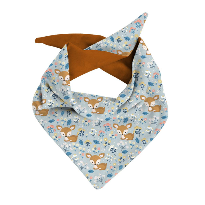 DĚTSKÁ ČEPICE A ŠATKA (CLASSIC) - SRNY NA LOUCE VZ. 2 48-50