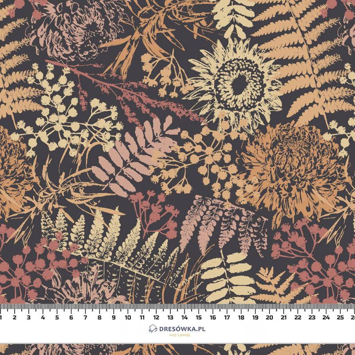 GOLDENE FARNBLÜTEN - Nylonstoff PUMI