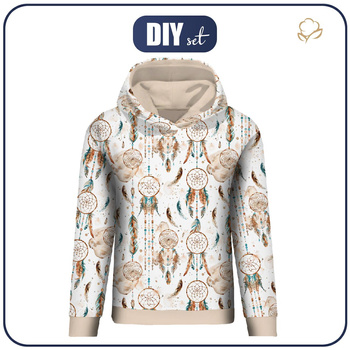 CLASSIC DAMEN HOODIE (POLA) - FLOWERS M.16 - Nähset