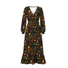 AUTUMN FLOWERS WZ.15- Slub Weave