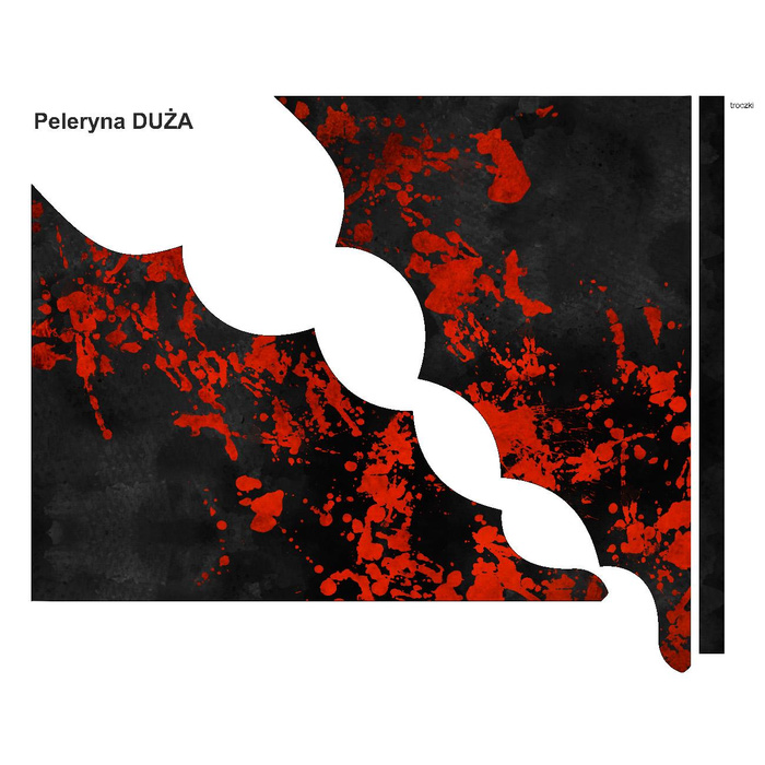 PELERYNA - BLOOD - S