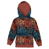 KID'S HOODIE (ALEX) -  LEATHER PATTERN WZ.10 - looped knit fabric (158/164)