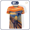 HERREN T-SHIRT - DER SCHREI (Edvard Munch) - Nähset S