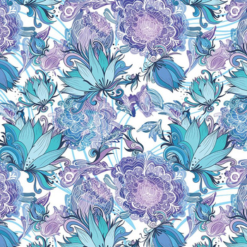 FROZEN GARDEN - Nylon fabric