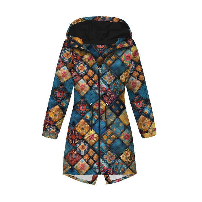 Batik Quilt wz.10 - brushed knitwear with elastane ITY