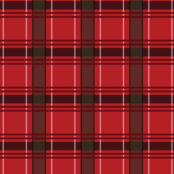 CHECK PAT.5 / red - Woven Fabric for tablecloths