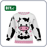 DZIECIĘCA BLUZA (NOE) - KRÓWKA ADELA - dzianina pętelkowa (98/104)