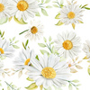 PASTEL DAISIES PAT. 1 - Cotton muslin