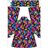 SUKIENKA "DALIA" MAXI (S-M) - COLORFUL ABSTRACT - zestaw do uszycia 