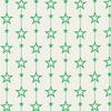 GREEN STARS (CHAINS) / VANILLA - looped knit 