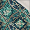 Stained Glass wz. 29 - teplákovina počesaná s elastanem ITY