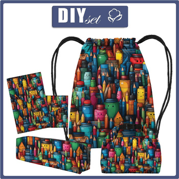 SCHÜLERPAKET - BUNTSTIFTE - Nähset