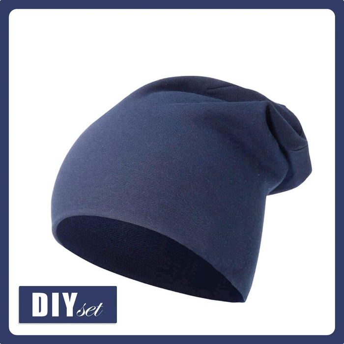 Beanie čepici - NAVY - sada šití
