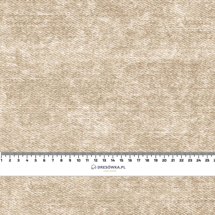 50CM VINTAGE LOOK JEANS (beige) - French Terry mit Elasthan