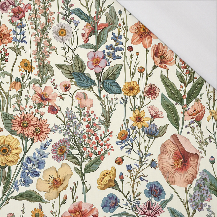 PASTEL FLOWERS WZ. 34 - single jersey