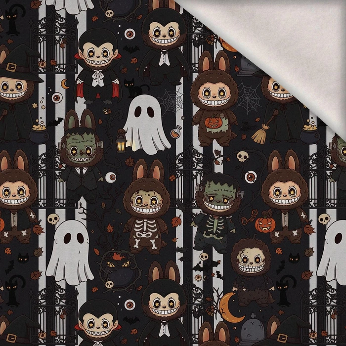 Creepy Cute Halloween WZ.1 - Wintersweat angeraut mit Elastan ITY