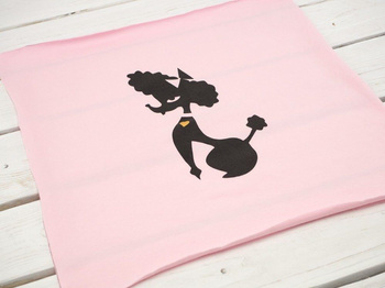 POODLE "S" / B-12 pale pink / MINIMAL - panel single jersey TE210