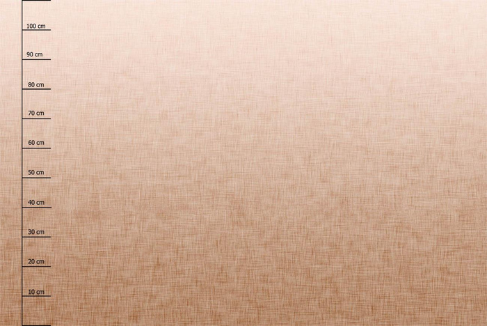 OMBRE / ACID WASH -  beige (pale pink) - panel, looped knit 