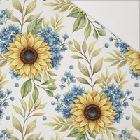 SUNFLOWERS wz. 2 - Hydrophobic brushed knit