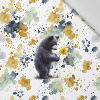 BEAR WZ. 1 - panel (60cm x 50cm) Baumwoll Webware