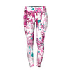 THERMO LEGGINSY DAMSKIE (GRETA) - PINK SPLATTER - zestaw do uszycia XXL